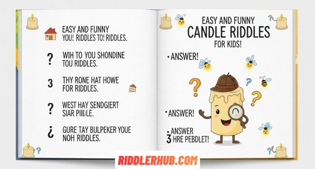 Easy And Funny Candle Riddles For Kids