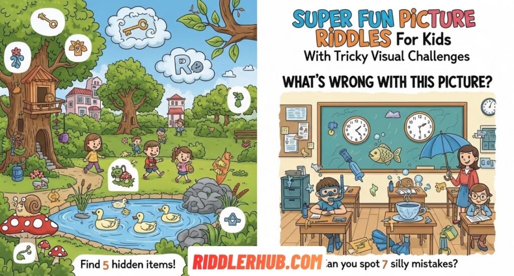 Super Fun Picture Riddles For Kids