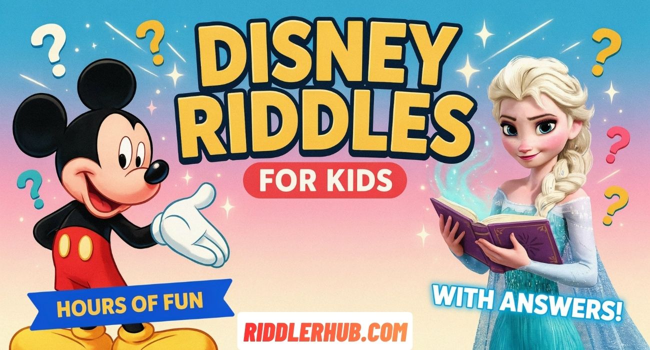 Disney Riddles For Kids With Answers for Hours of Fun