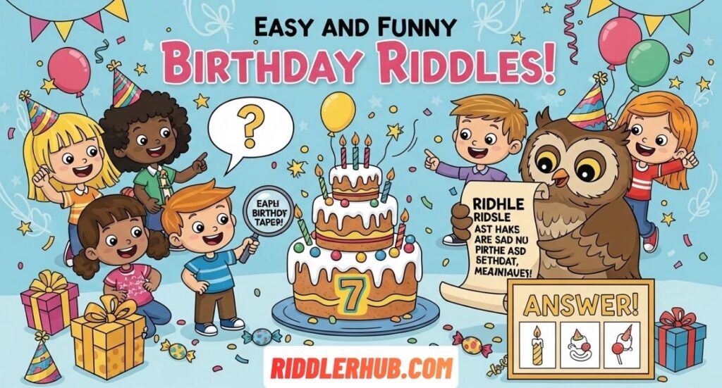 Easy And Funny Birthday Riddles For Kids