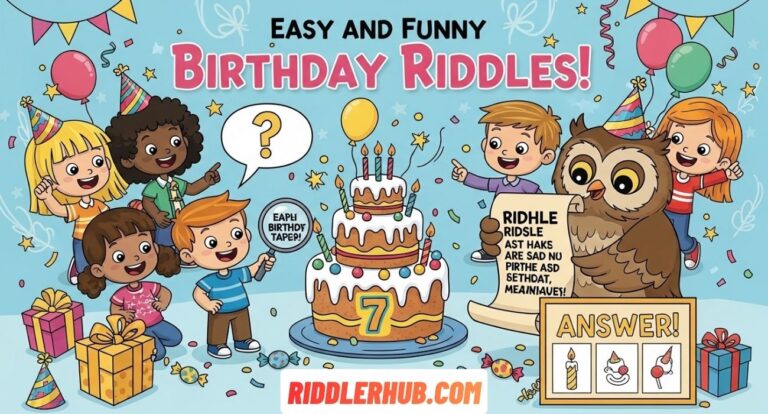 Easy And Funny Birthday Riddles For Kids
