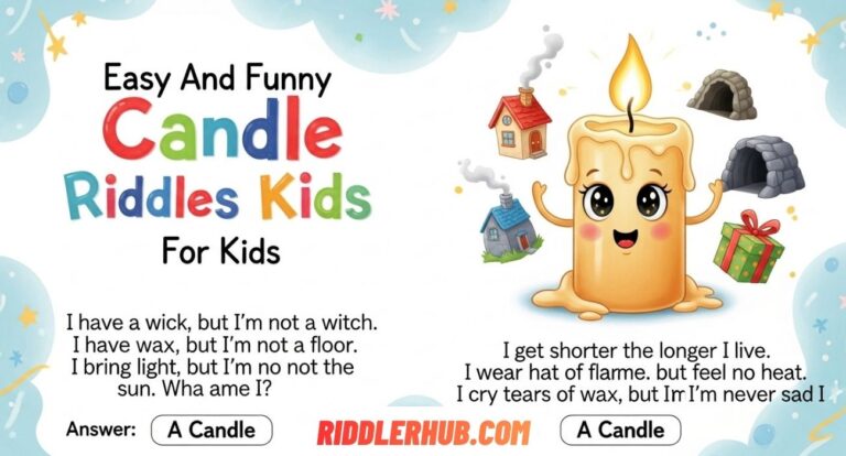 Easy And Funny Candle Riddles For Kids